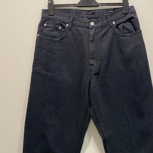 Calvin Klein Black Straight Leg Jeans Size 34 - Picture 11 of 14